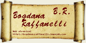 Bogdana Raffanelli vizit kartica